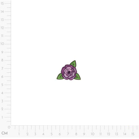 purple, Rose Applique M16469