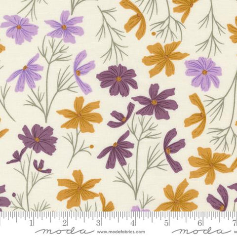 Purple, Sea Glass Summer Collection Cosmo Florals Cotton Fabric 43180