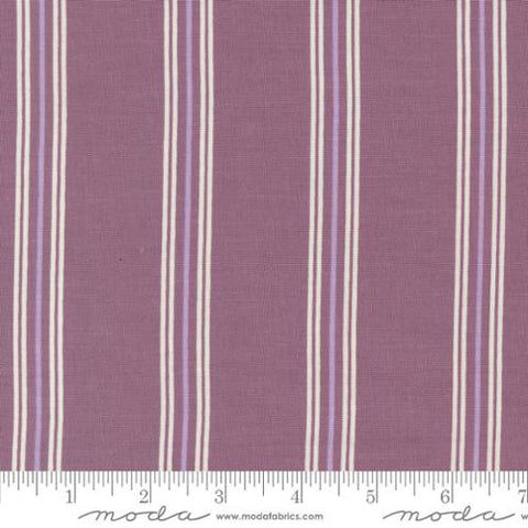 Purple, Sea Glass Summer Collection Seaside Stripes Cotton Fabric 43184