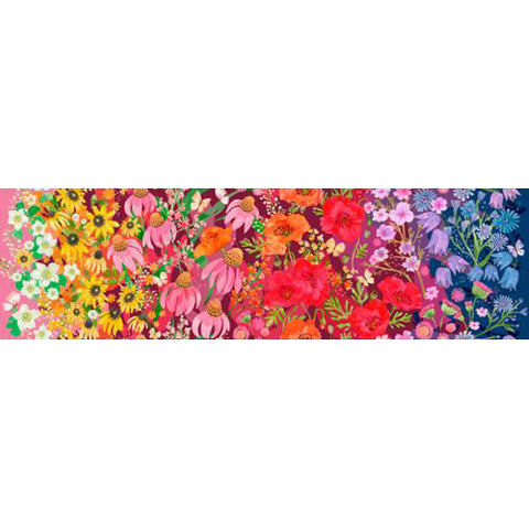 purple, Superbloom Collection Ombre Wildflowers Cotton Fabric 48780
