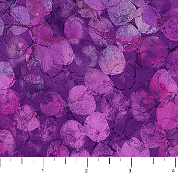 purple, Concerto Collection Leaf Dot Cotton Fabric DP27834