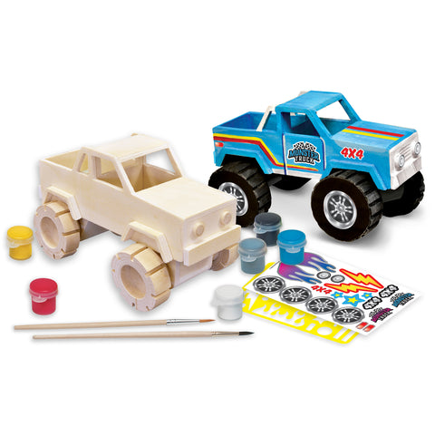 Wooden Monster Truck Paint Kit 21651