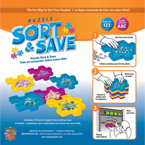 Sort & Save Puzzle Piece Trays 51695