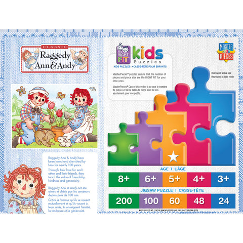 Raggedy Ann & Andy Picnic Friends 60 PC Puzzle 11820
