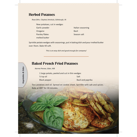 Cookbook page