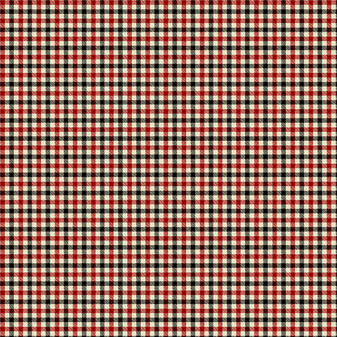 Rustic Journey Small Woodland Plaid Red