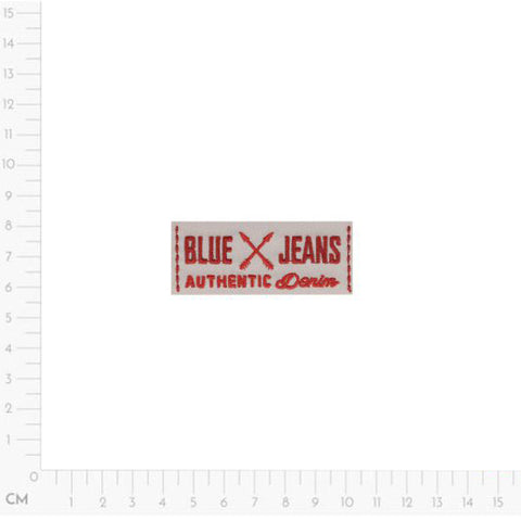red, Blue Jeans Applique M16464