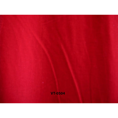 Red stretch velvet