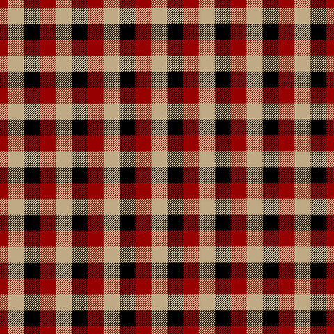 Rustic Journey Woodland Plaid Red/Tan
