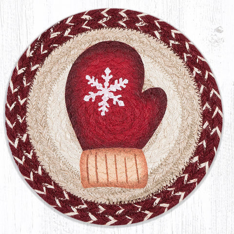 Red mitten trivet