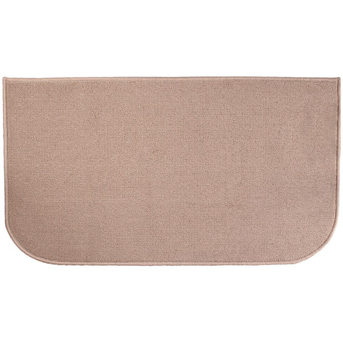ritz solid accent rug half round beige