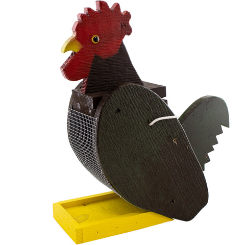 Rooster bird feeder