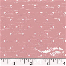Standard Weave Dots Print Poly Cotton Fabric 6087 rose
