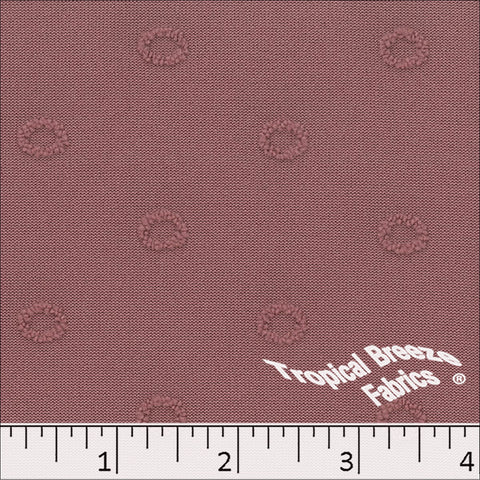 rose, Swiss Circle Polyester Knit Fabric 323544
