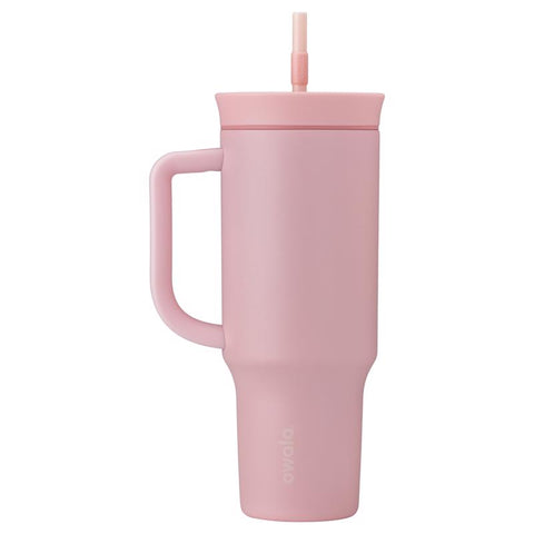 Owala 40 oz Straw Tumbler Mug in rose quartz