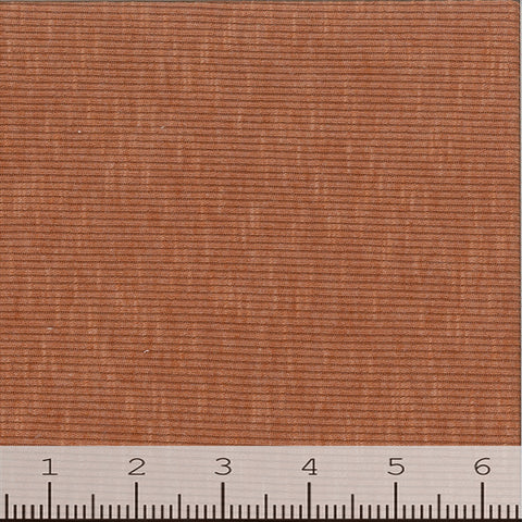 rust, Reign Rib Knit Fabric FA148