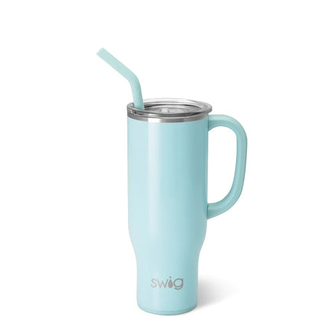 Aquamarine Shimmer Mega Mug