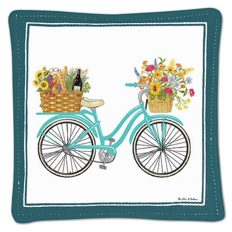 Spring Bike Single Spiced Mug Mat