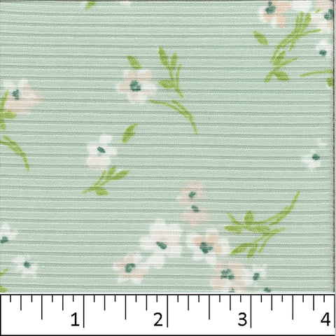 Gloria Rib Knit Fabric FA14507 sage