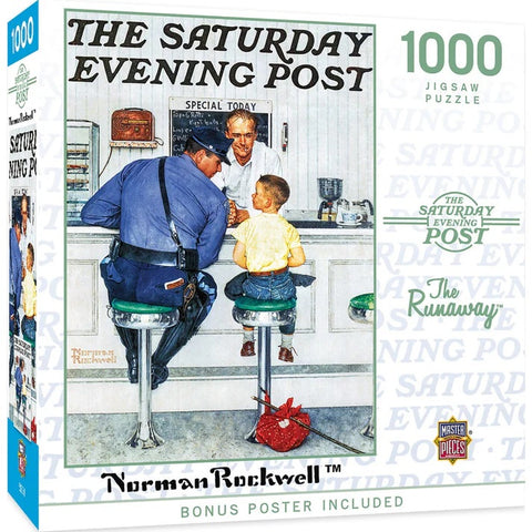 SATURDAY EVENING POST PUZZLE-THE RUNAWAY 1000 Piece 71408 Front of box