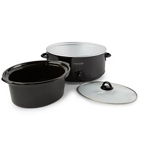 Slow Cooker with Lid and Removable Stoneware