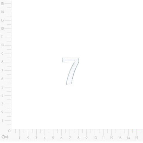 seven, Number Applique M15491