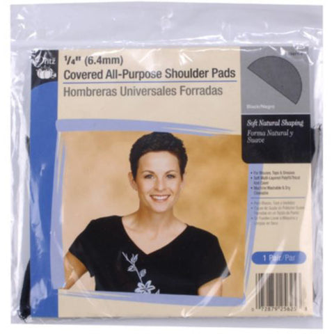 1/4-inch black Shoulder Pads