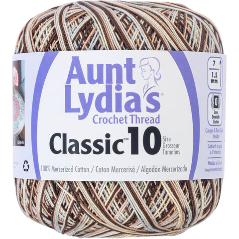 Shaded brown thread