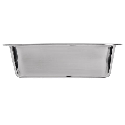 Side view of loaf pan