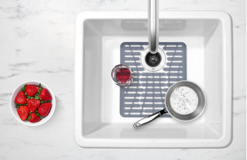 Sink mat in sink