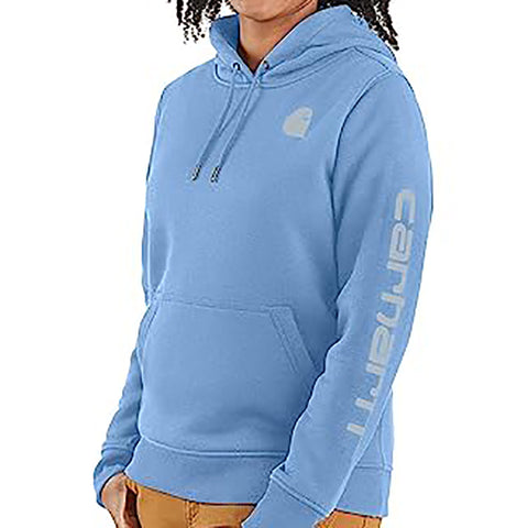 Women's Clarksburg Graphic Logo Hoodie 102791 Skystone