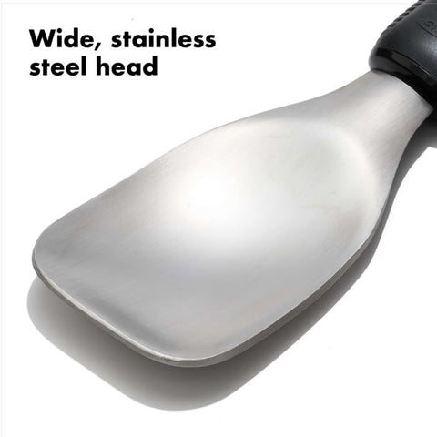 Wide ice cream scoop