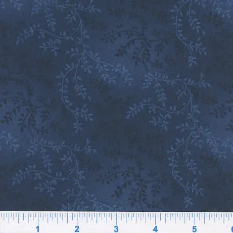 navy, 100% Cotton Tonal Vineyard 108-inch Wide Fabric SPW142