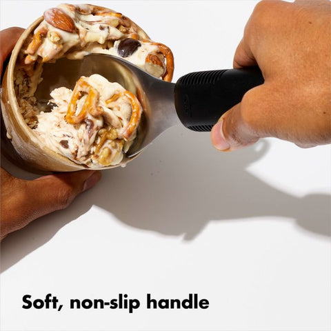 Digging into ice cream