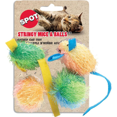 Spot stringy cathip mice