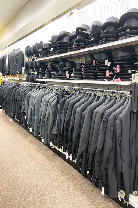 men's suits and hats