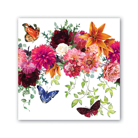 Sweet Floral Melody Michel Designs Works cocktail napkins