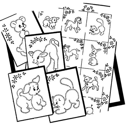 Baby Animal Quilt Iron-On Transfers