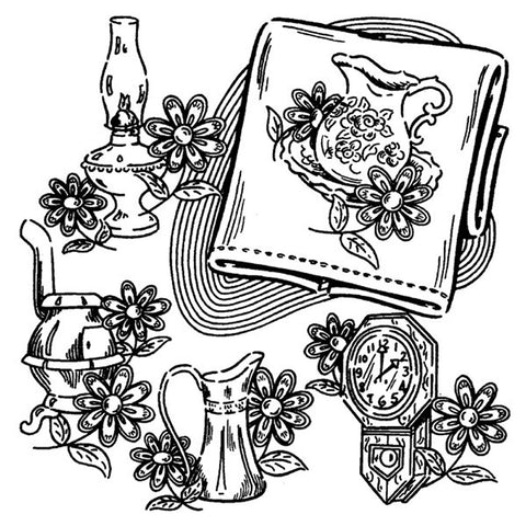 Early American Motifs Iron-On Transfers