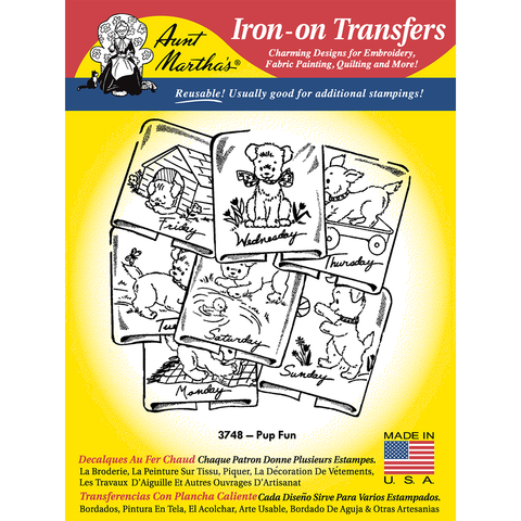 Pup Fun Iron-On Transfers