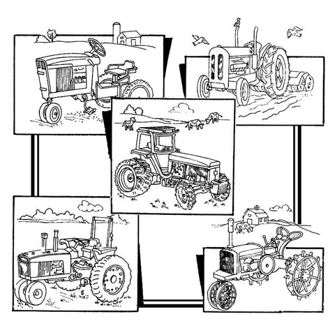 Tractors Iron-On Transfers