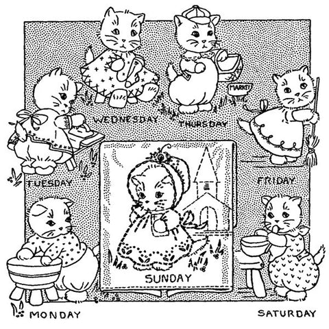 Kitten Chores Iron-On Transfers