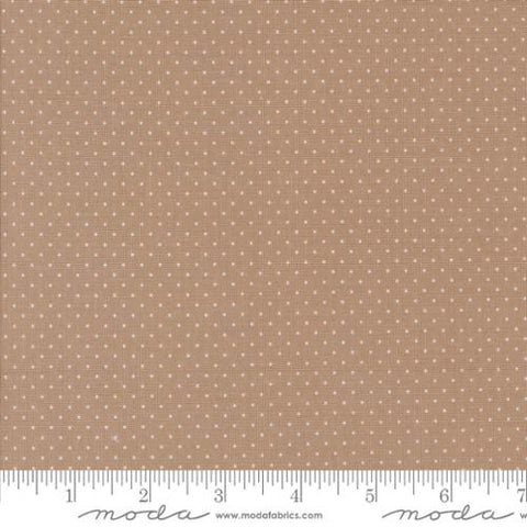 tan, Frivolity Collection Dots Cotton Fabric 43197