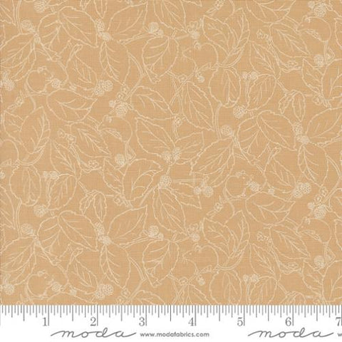 tan, Rainier Collection Blackberry Bramble Cotton Fabric 38145