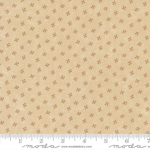 tan, Wheatland Collection Maple Seeds Cotton Fabric 9797
