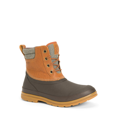 Tan Duck laced boot