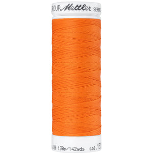 Tangerine Mettler Stretch Thread on spool