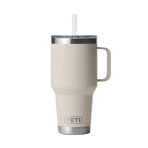 Cape Taupe Rambler 35 oz Travel Mug with Handle