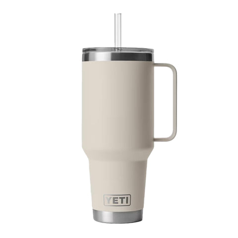 Cape Taupe YETI Rambler 42 oz Travel Mug with Handle