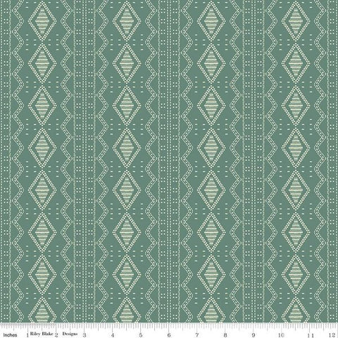 teal, Winged Medley Collection Textile Cotton Fabric C15914